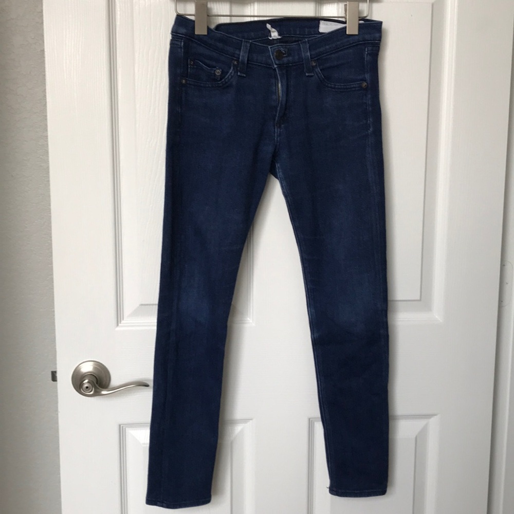 Rag&Bone Lightweight Indigo Capri sz 26